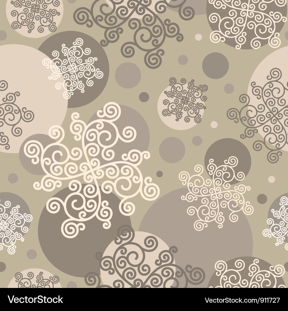 Seamless pattern with curls Royalty Free Vector Image