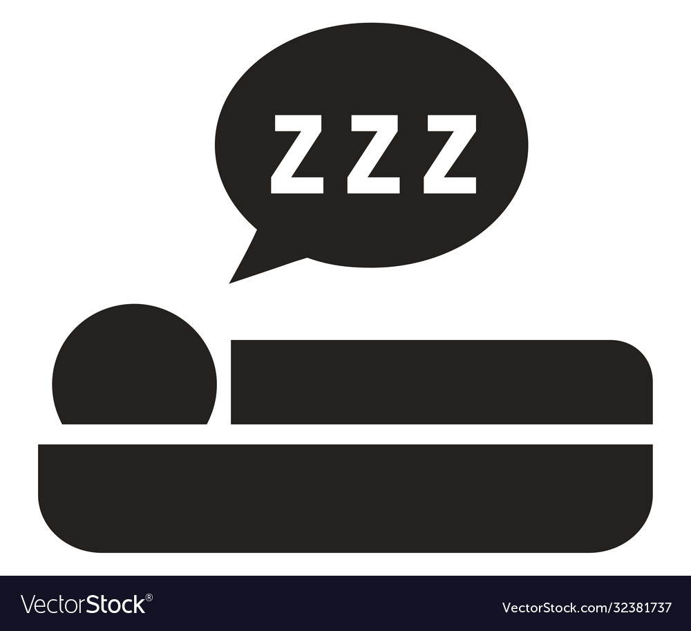 Sleep icon Royalty Free Vector Image - VectorStock