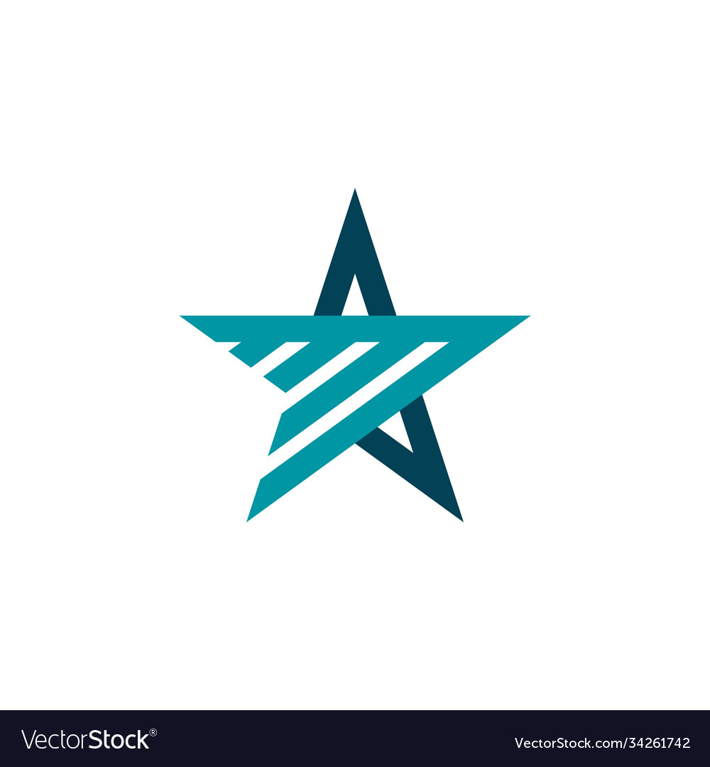 Star logo design template Royalty Free Vector Image