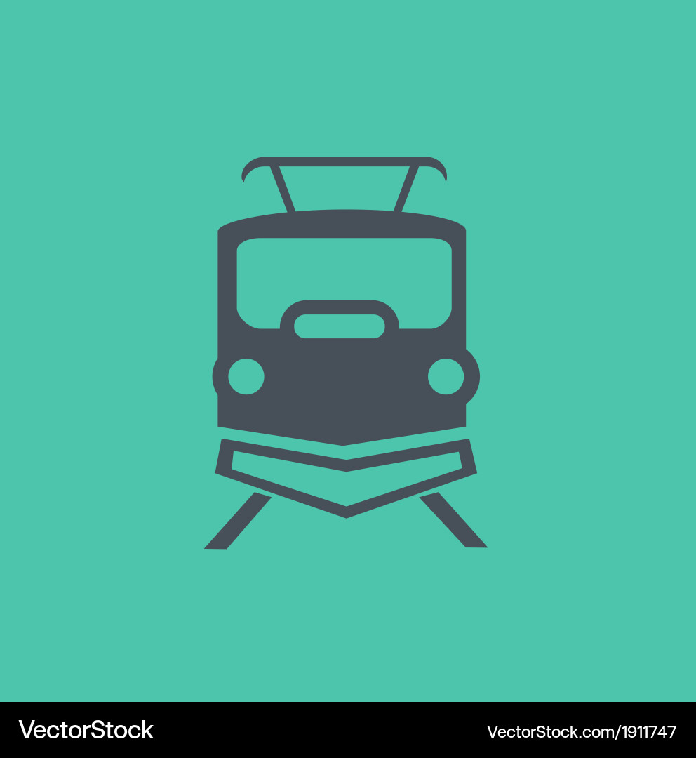 Transportation flat icon Royalty Free Vector Image