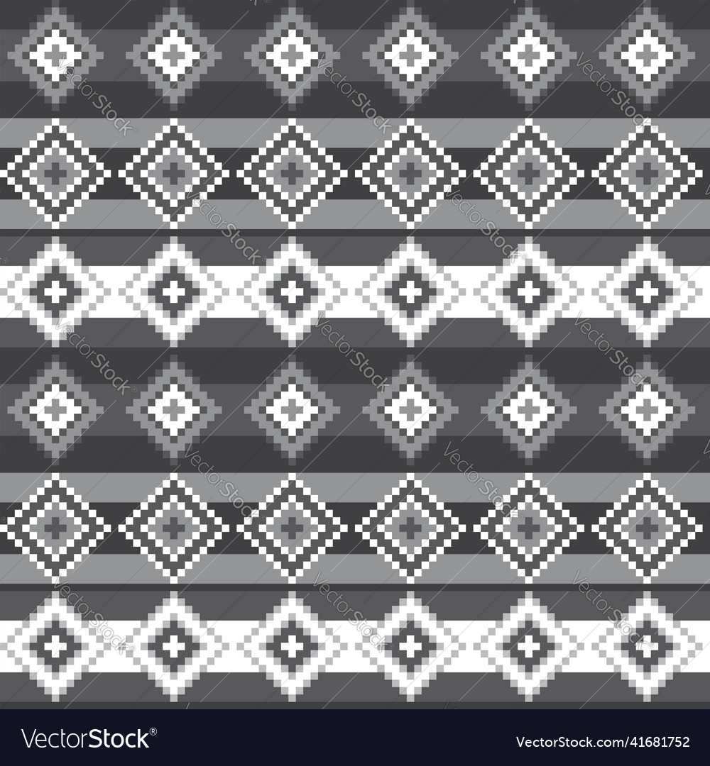 Argyle Fair Isle Seamless Pattern Design Vector Image