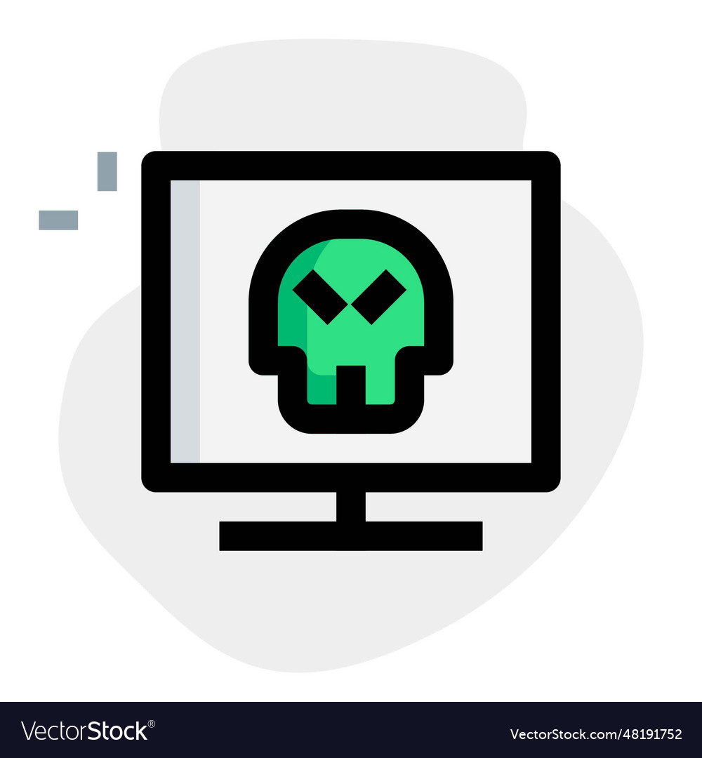 Malicious software placed on the system to commit Vector Image