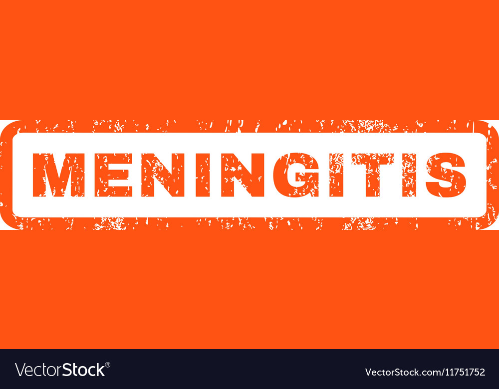 Meningitis rubber stamp Royalty Free Vector Image