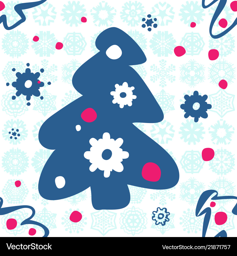 Christmas seamless pattern Royalty Free Vector Image
