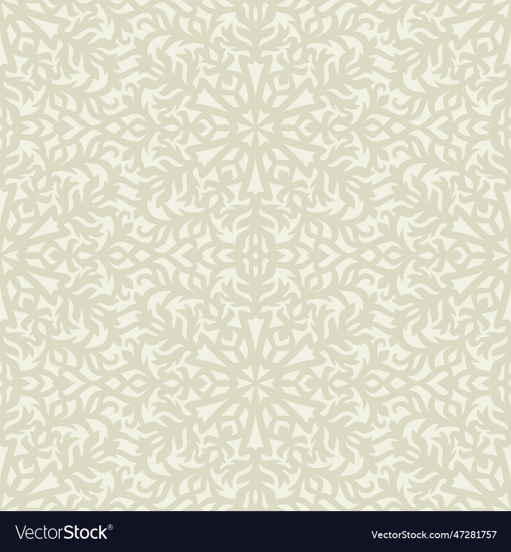 Seamless pattern with beige ornament Royalty Free Vector