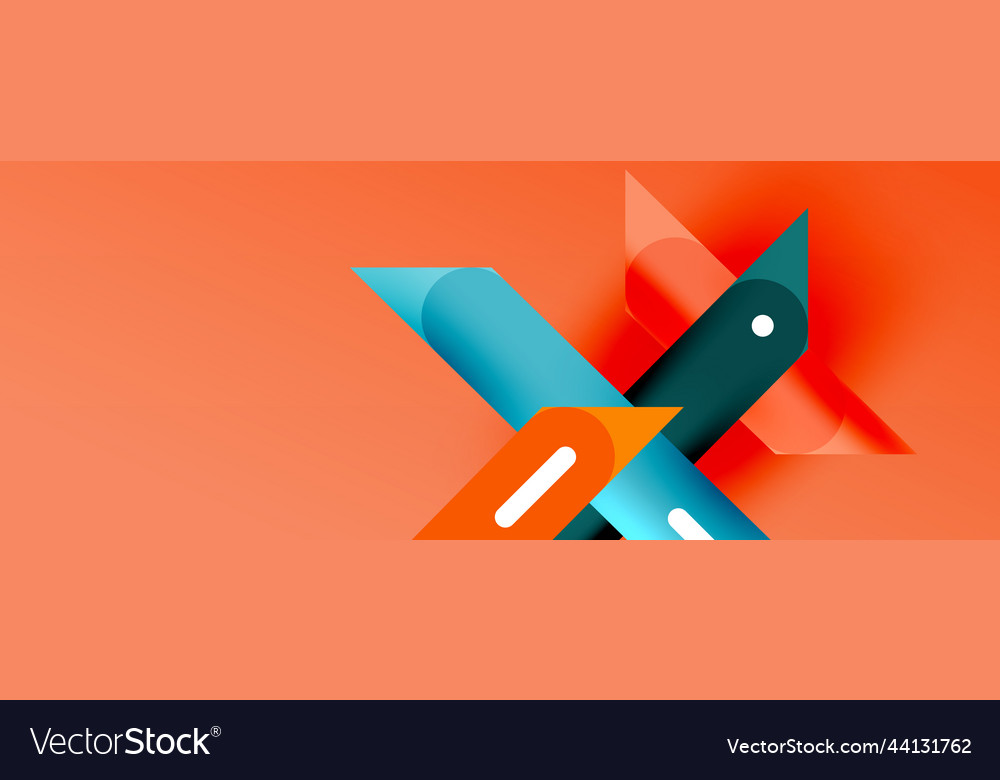 Background overlapping lines dynamic royalty free vector