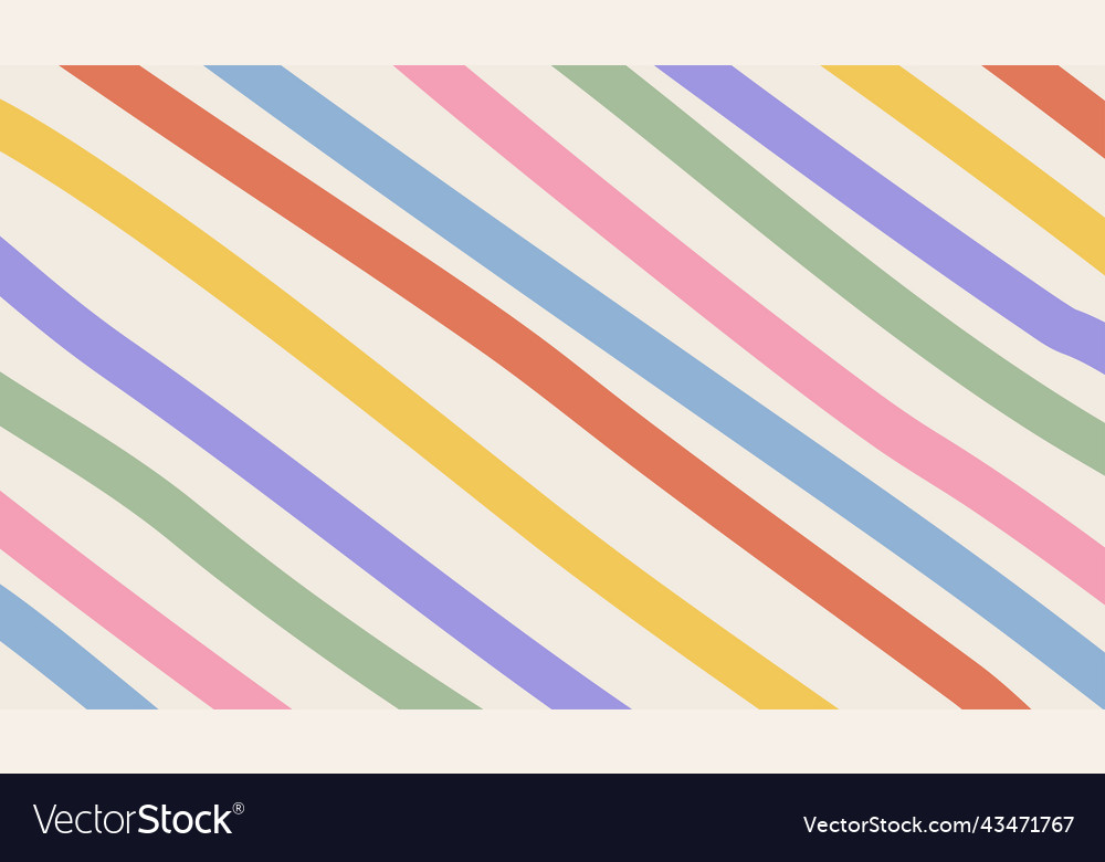 Colorful line pattern background design Royalty Free Vector