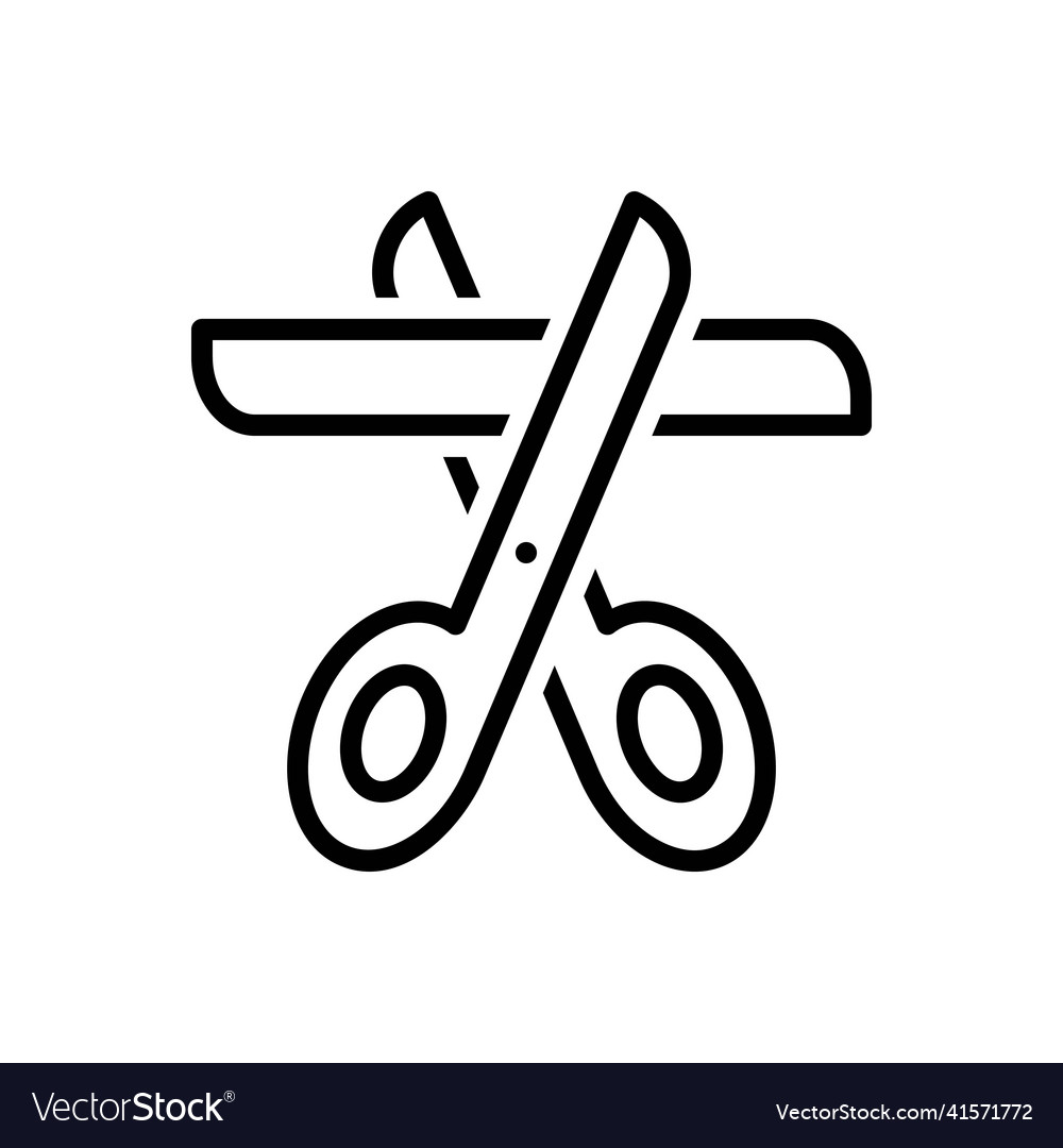 Cutting Royalty Free Vector Image VectorStock