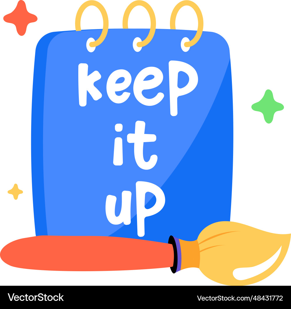 Notepad Royalty Free Vector Image - VectorStock