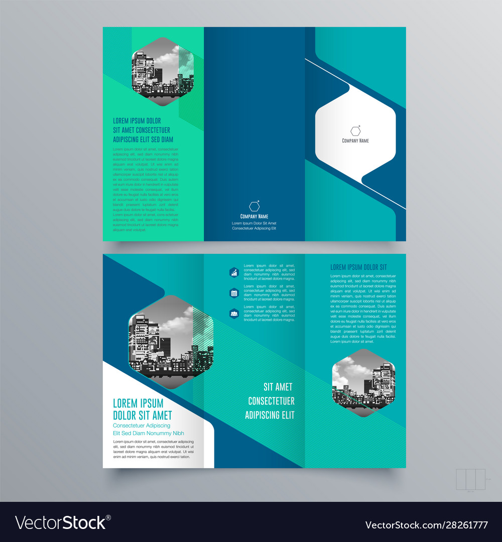 Brochure design 1426 Royalty Free Vector Image