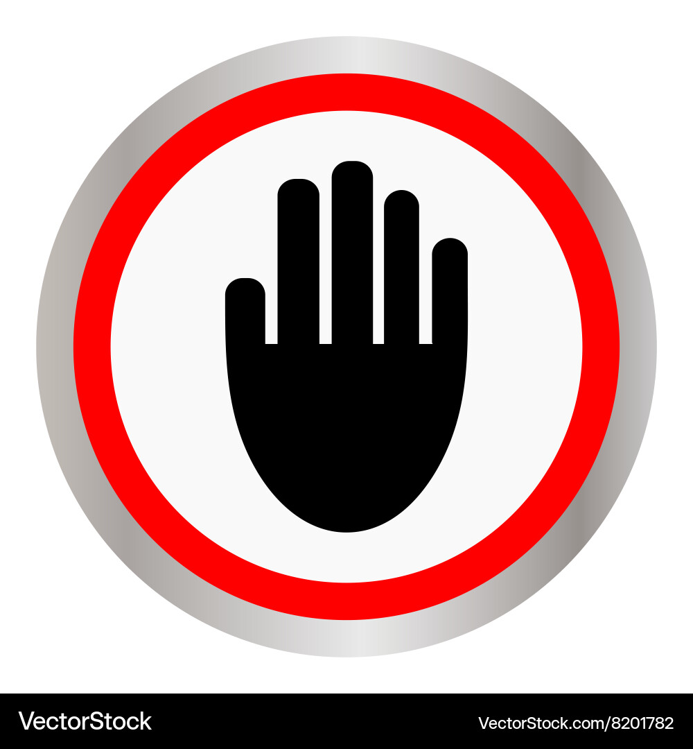 Hand icon Royalty Free Vector Image - VectorStock
