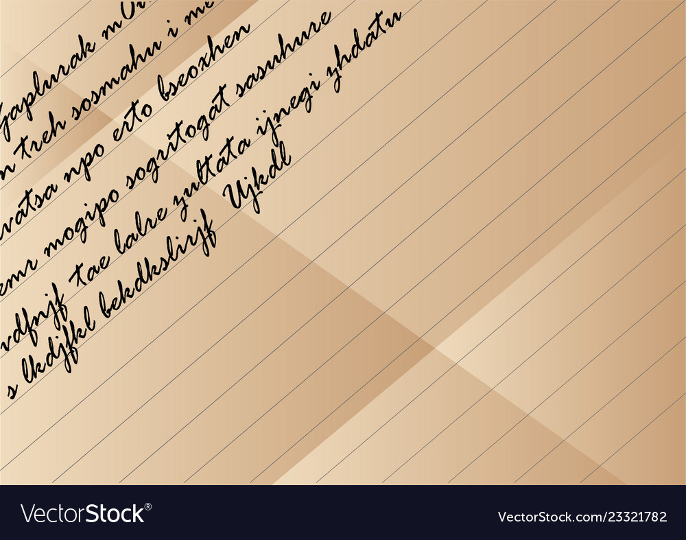 Old vintage letter Royalty Free Vector Image - VectorStock