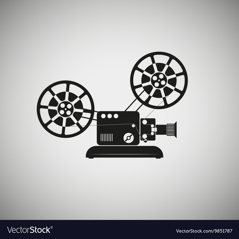 movie projector silhouette