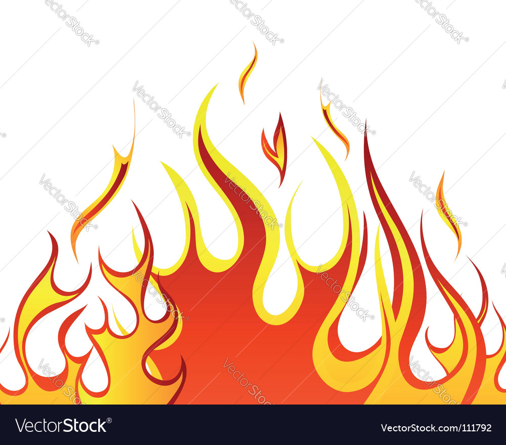 Fire background Royalty Free Vector Image - VectorStock