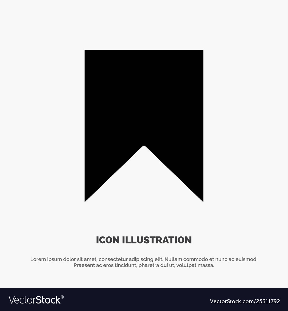 Flag Instagram Interface Save Solid Glyph Icon