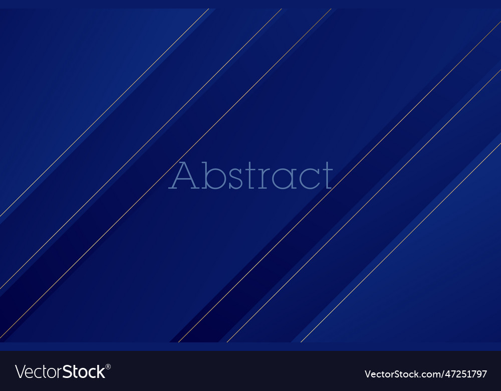 Premium Blue Abstract Background With Luxurious Vector Image