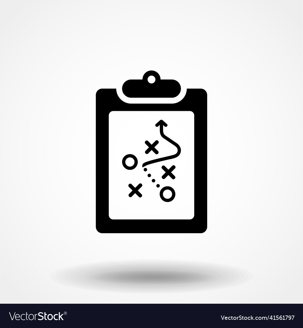 Strategy icon symbol Royalty Free Vector Image