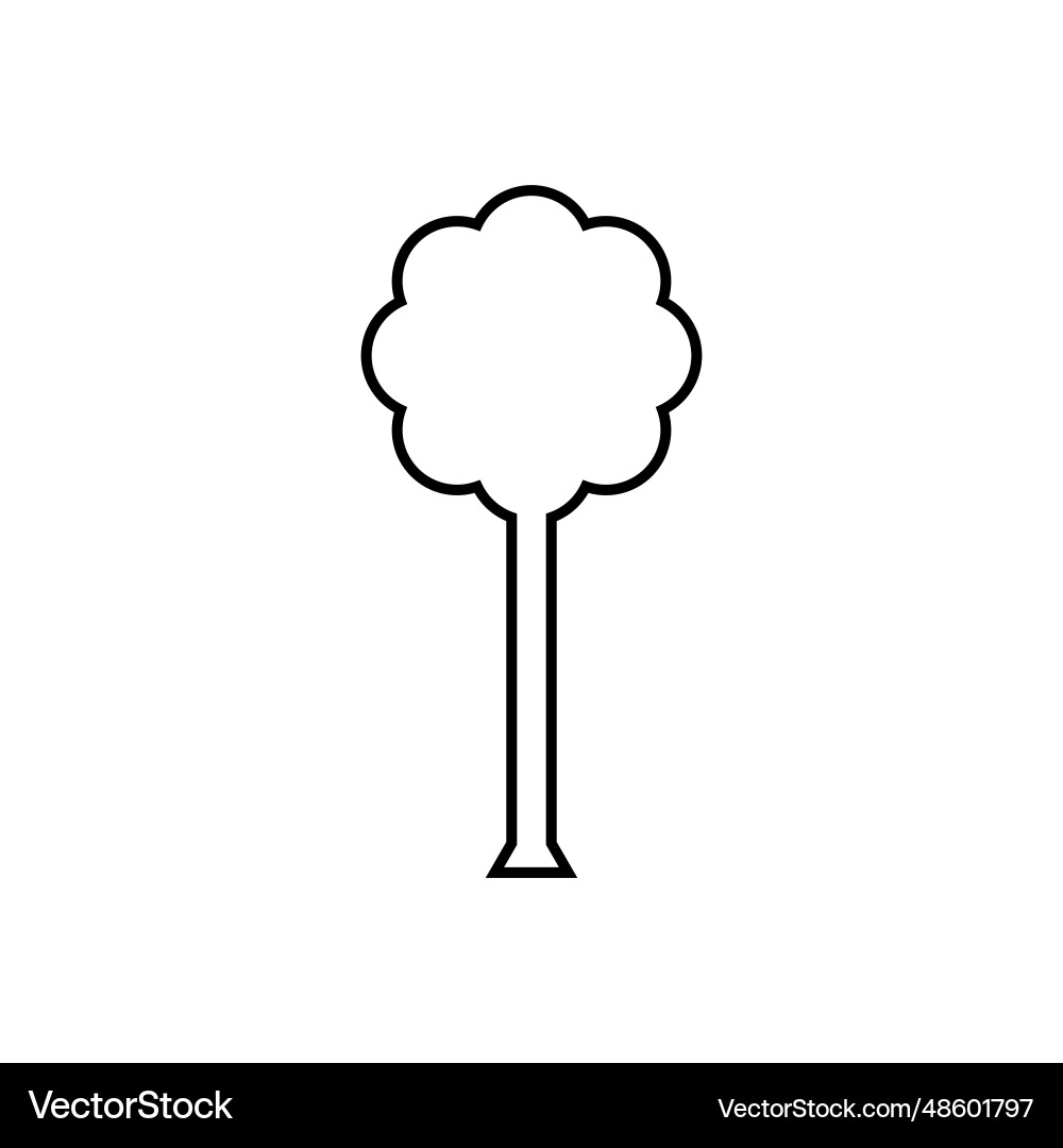 Tree icon Royalty Free Vector Image - VectorStock