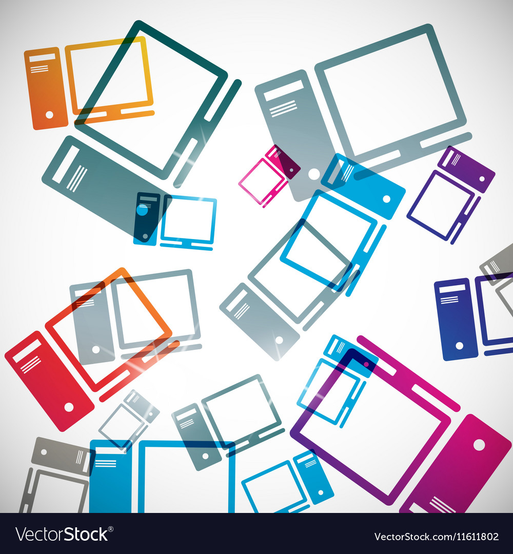 Abstract background computer Royalty Free Vector Image