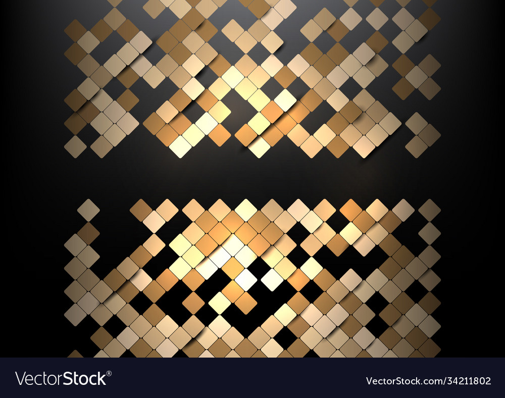 Abstract background with geometric squares design Vector Image