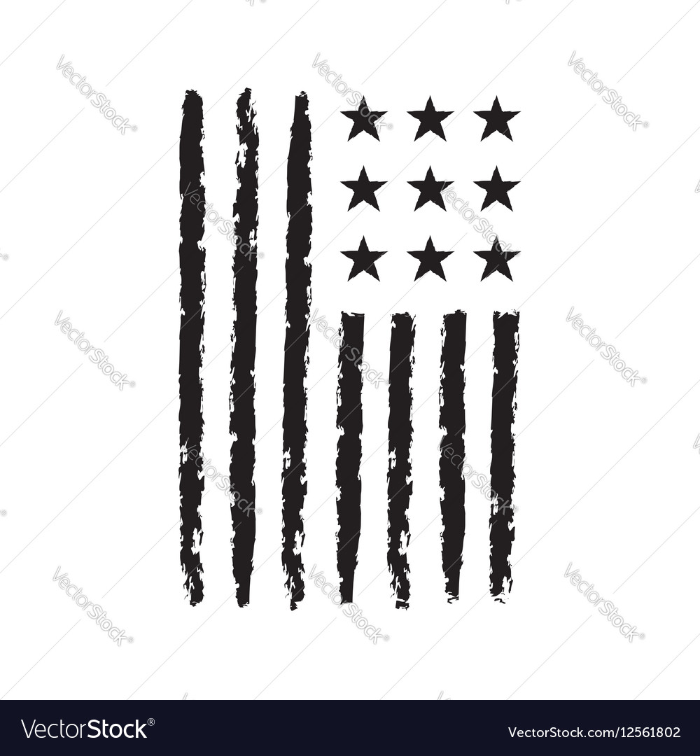 American flag symbol independence day celebration