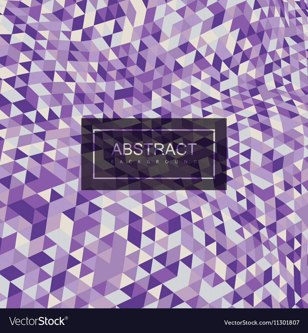 Abstract polygonal distorted background Royalty Free Vector