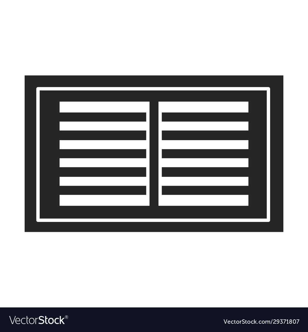 Ventilation grate iconblacksimple Royalty Free Vector Image