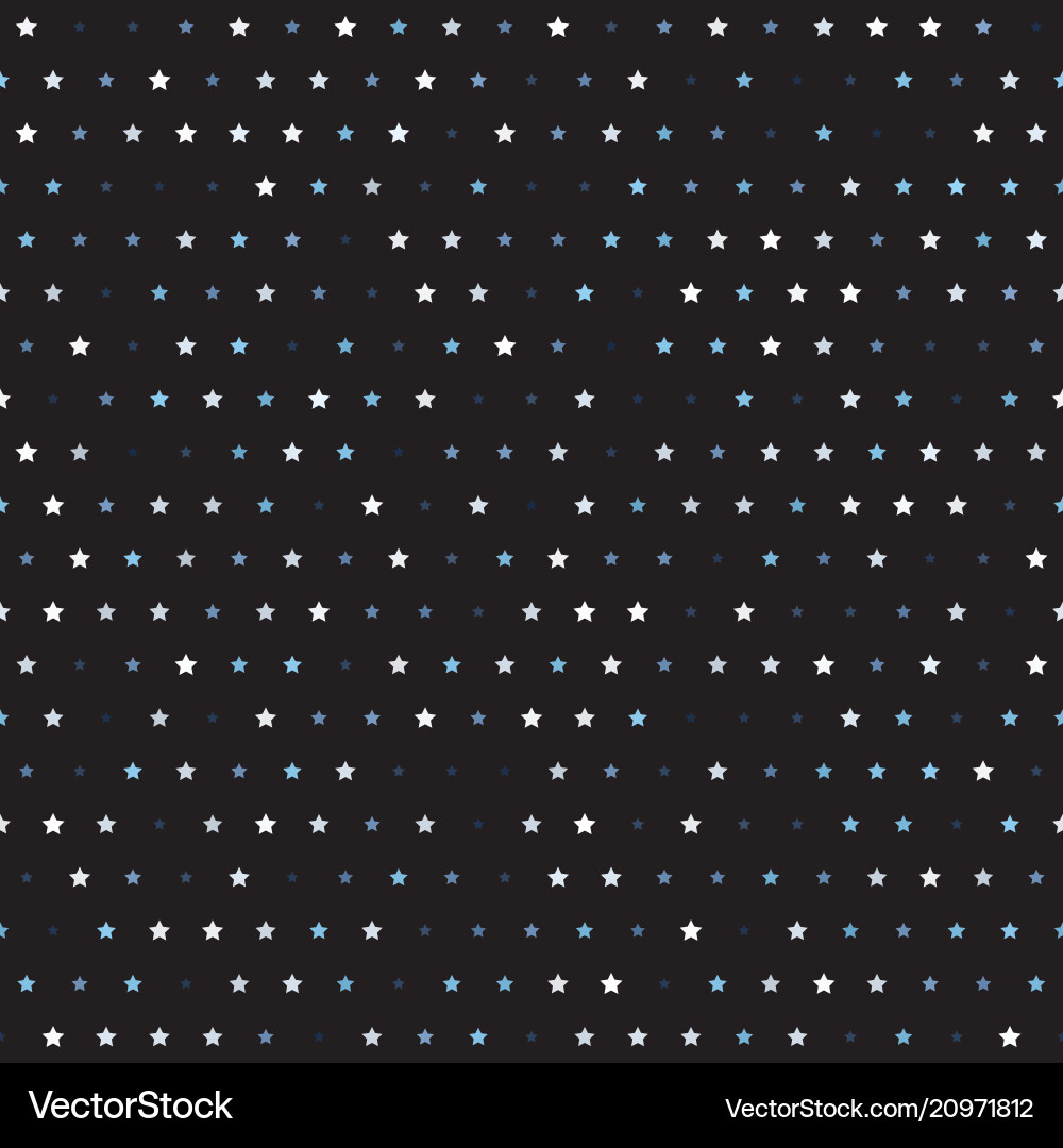 Star pattern seamless background Royalty Free Vector Image