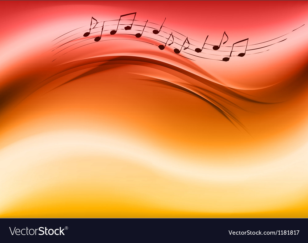 Abstract music red Royalty Free Vector Image - VectorStock