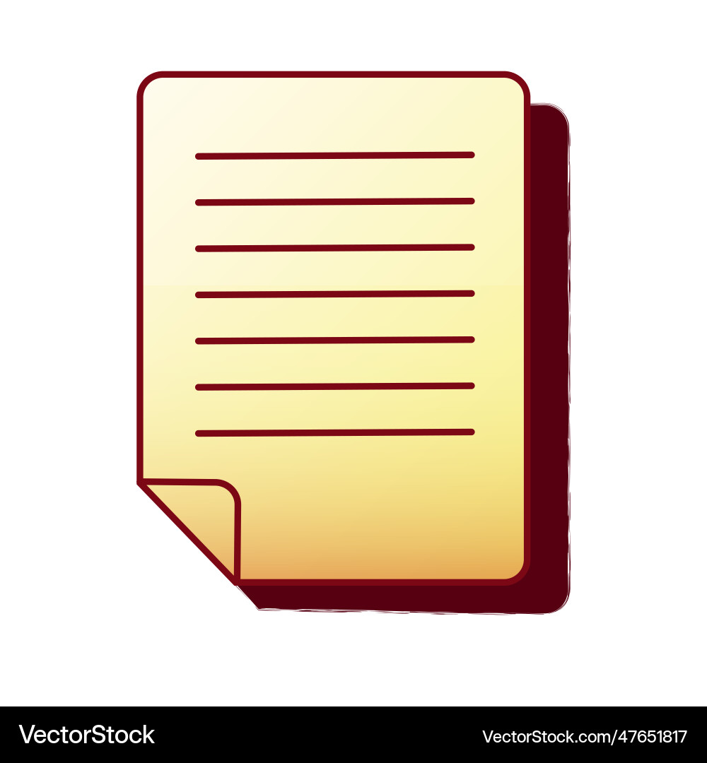 Document icon retro pc user interface aestetic Vector Image