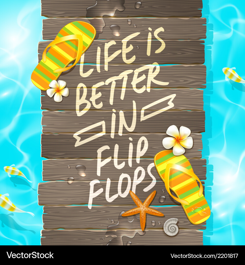 Summer vacation design Royalty Free Vector Image