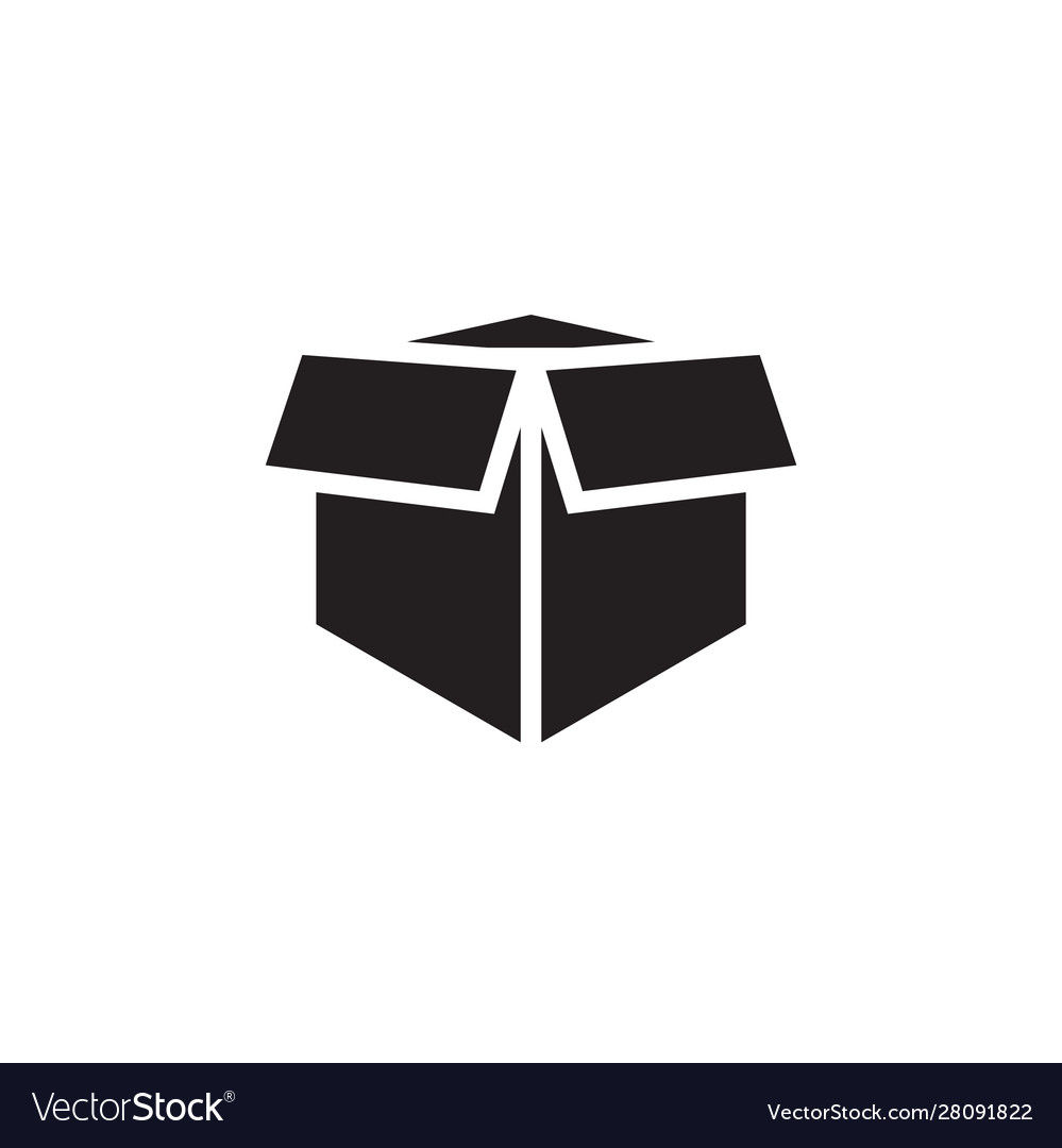 Box Icon Design Template Isolated Royalty Free Vector Image