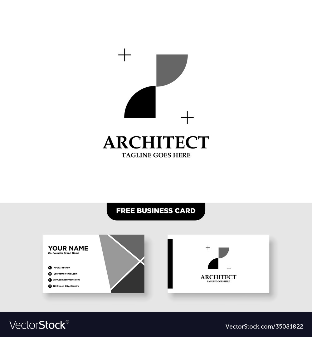 Building architecture and real estate logo design