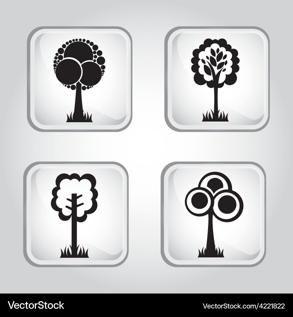 Tree icon Royalty Free Vector Image - VectorStock