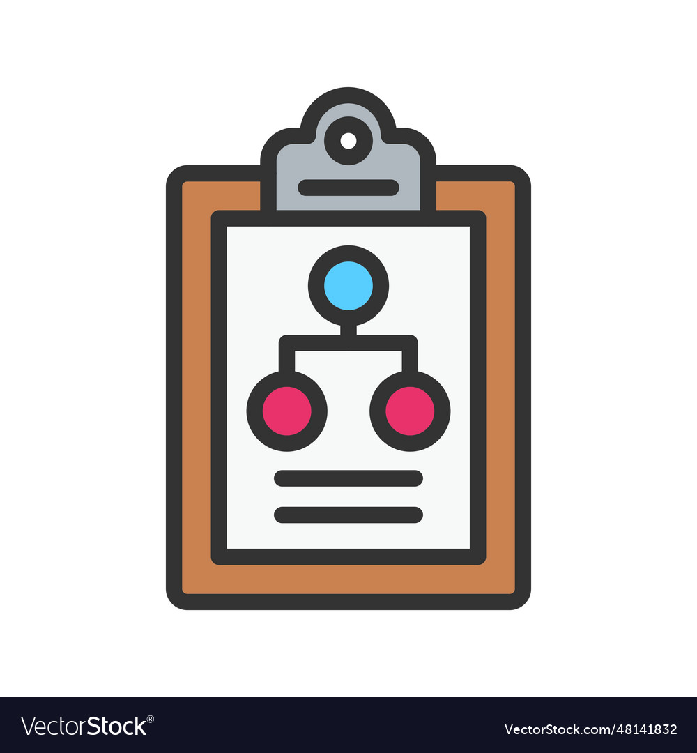 Flow chart icon image