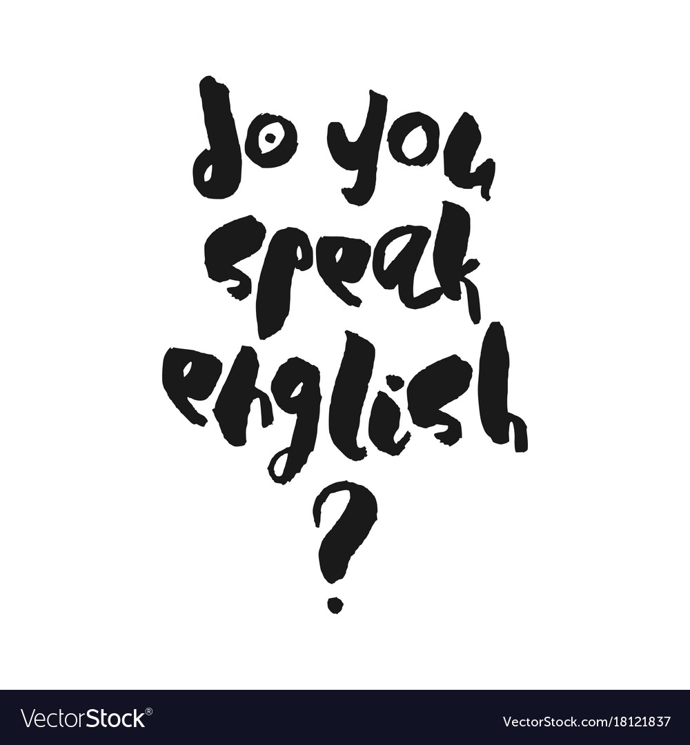 do-you-speak-english-poster-royalty-free-vector-image