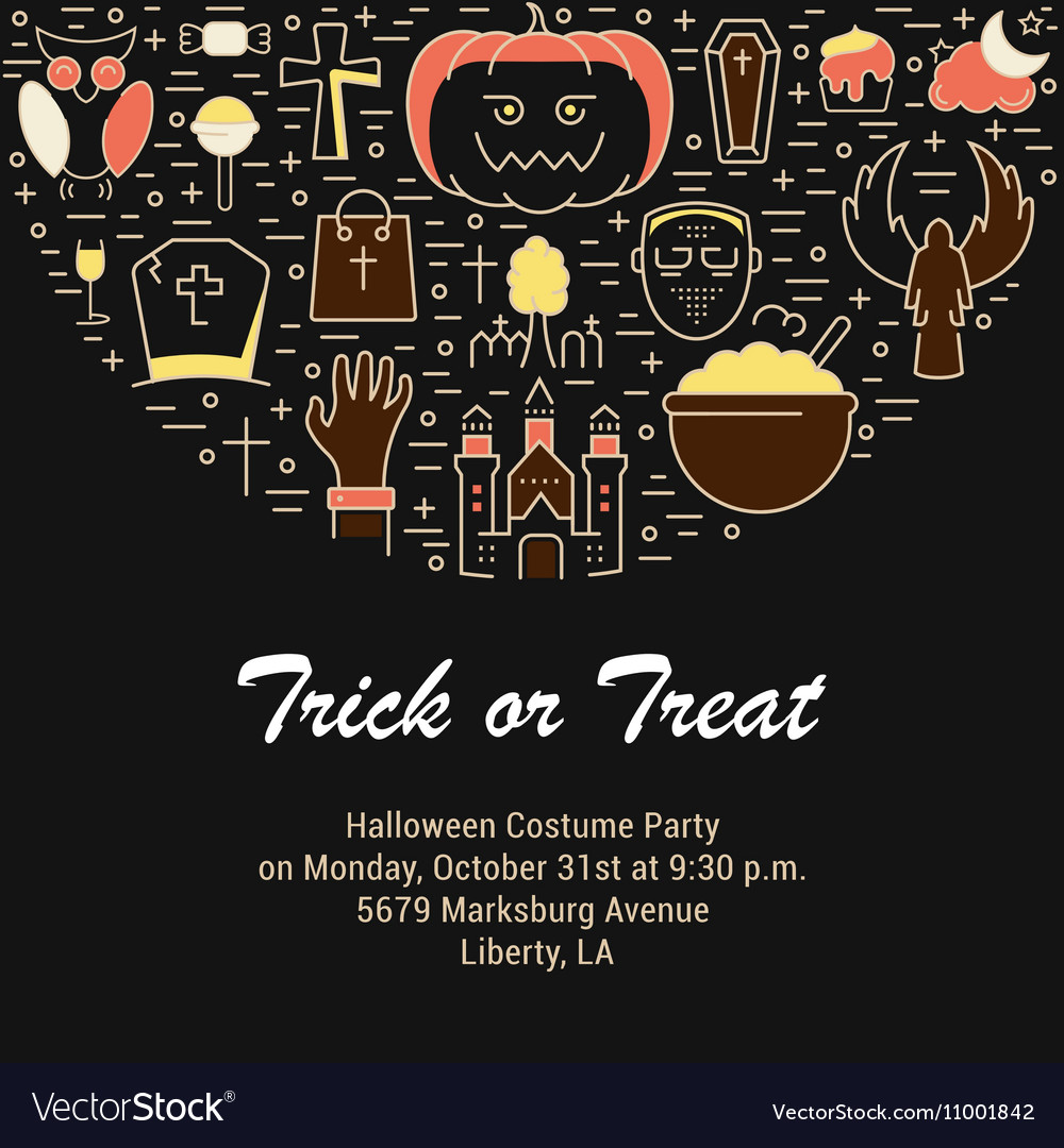 Web Banner Or Emblem Halloween Royalty Free Vector Image