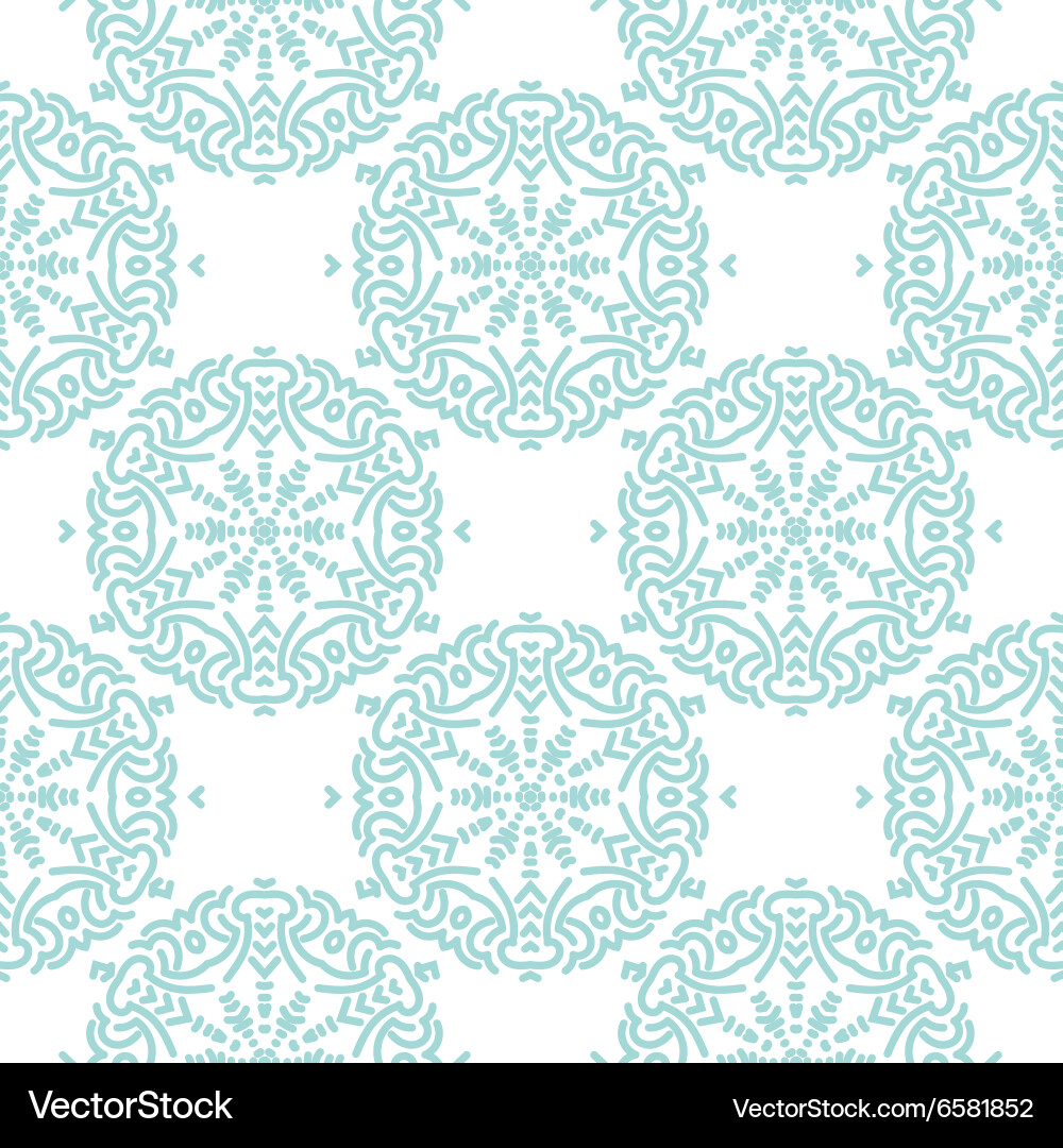 Snowflakes seamless pattern Royalty Free Vector Image