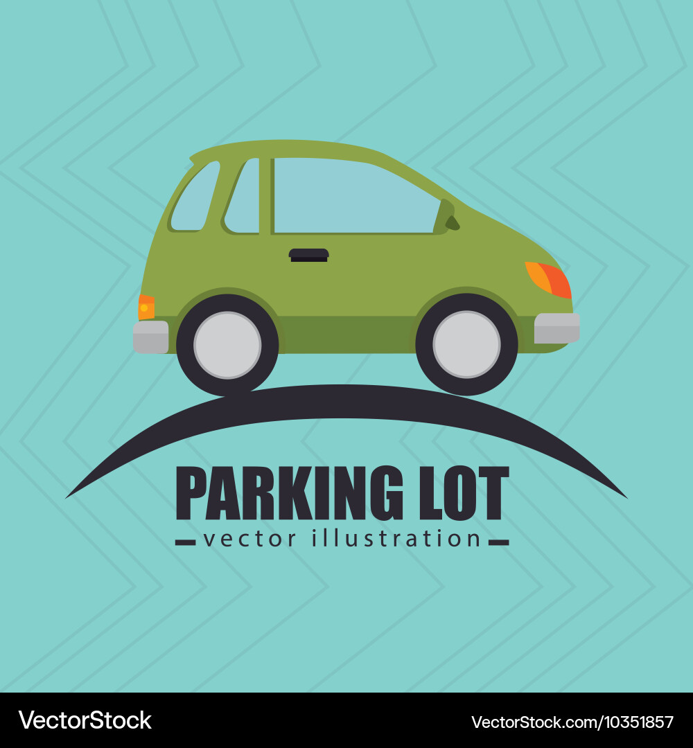 Parking lot symbol notice Royalty Free Vector Image