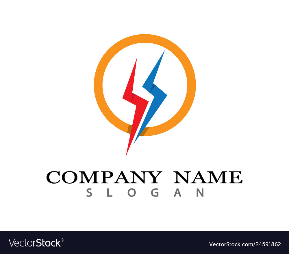 Power logo template Royalty Free Vector Image - VectorStock