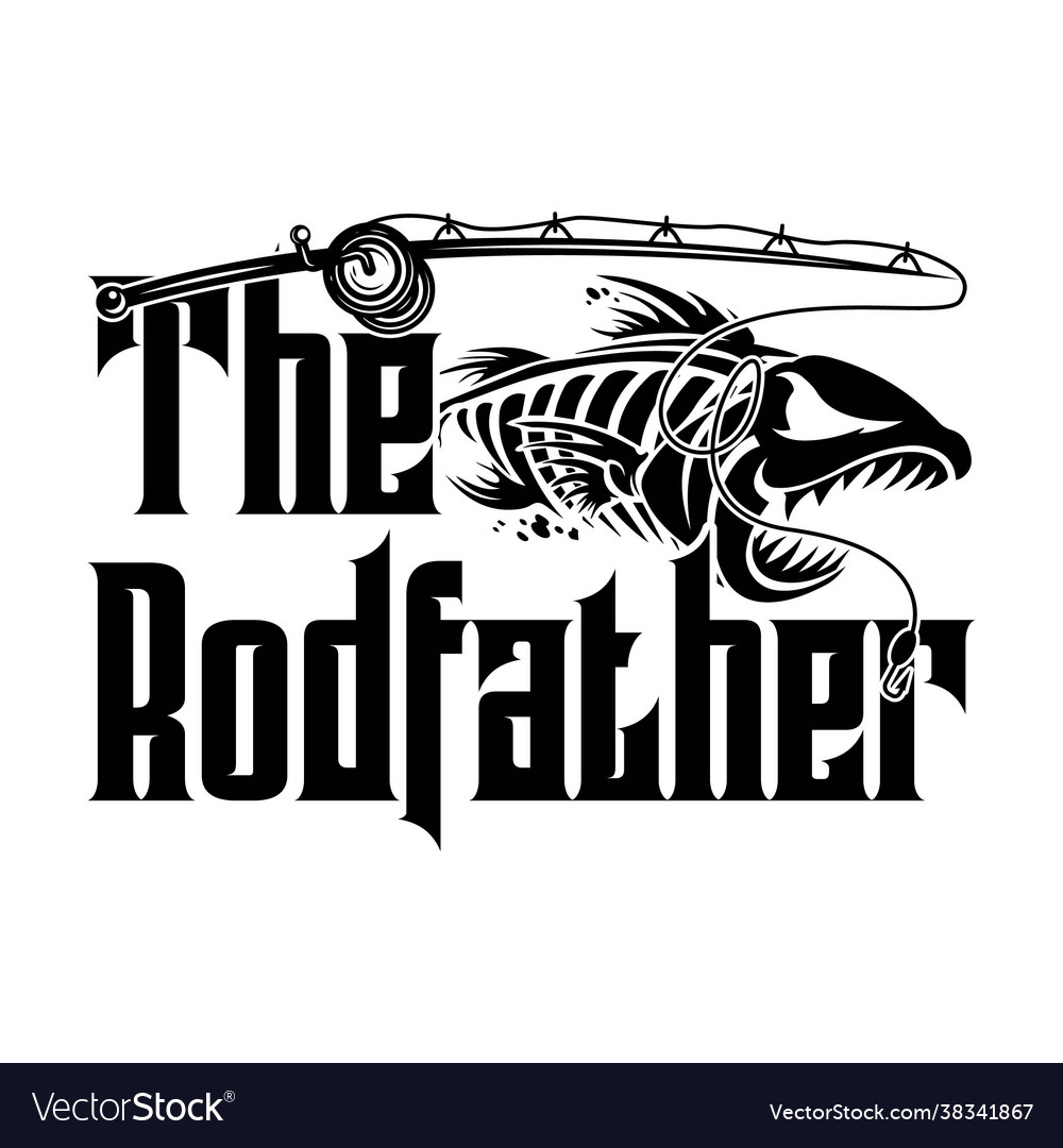 Fishing t shirt design graphic poster Royalty Free Vector