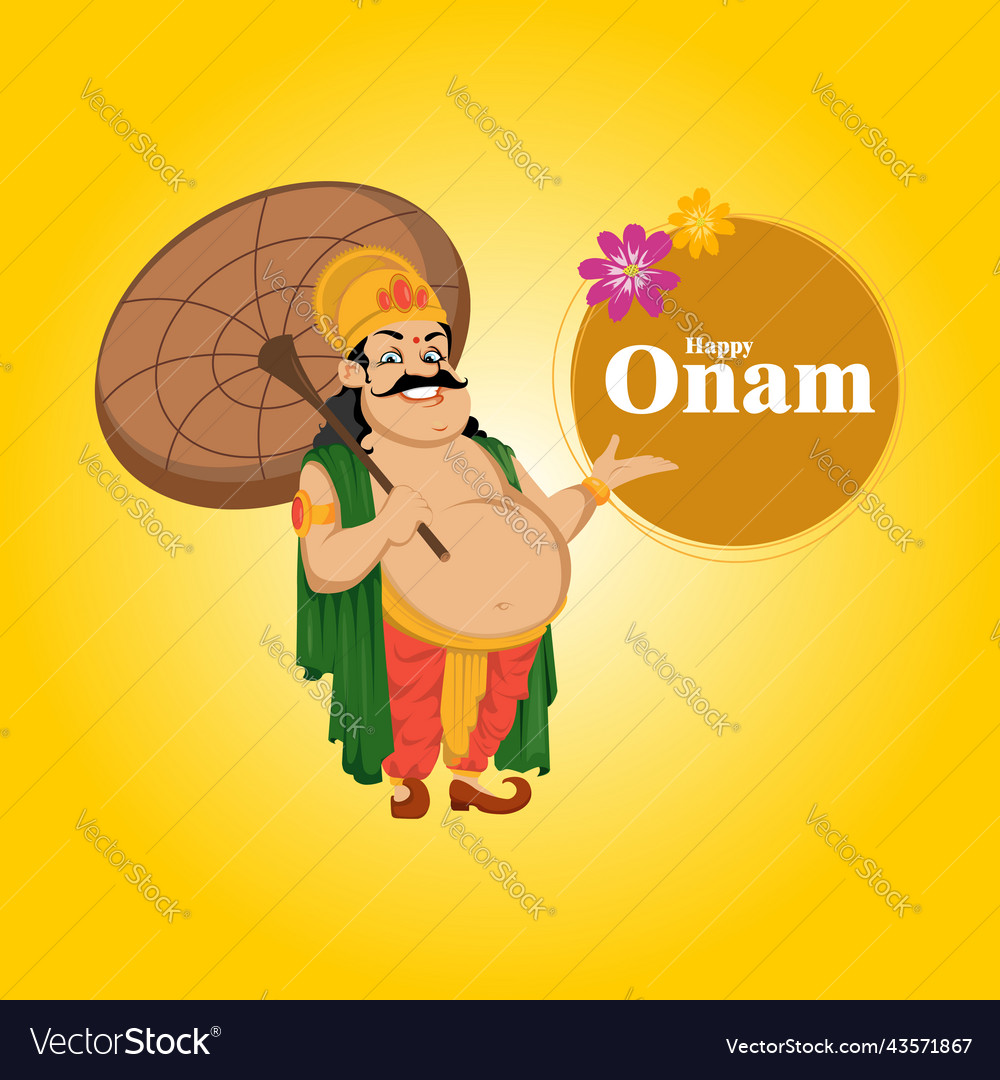 Onam maveli Royalty Free Vector Image - VectorStock Onam maveli Royalty Free Vector Image - VectorStock