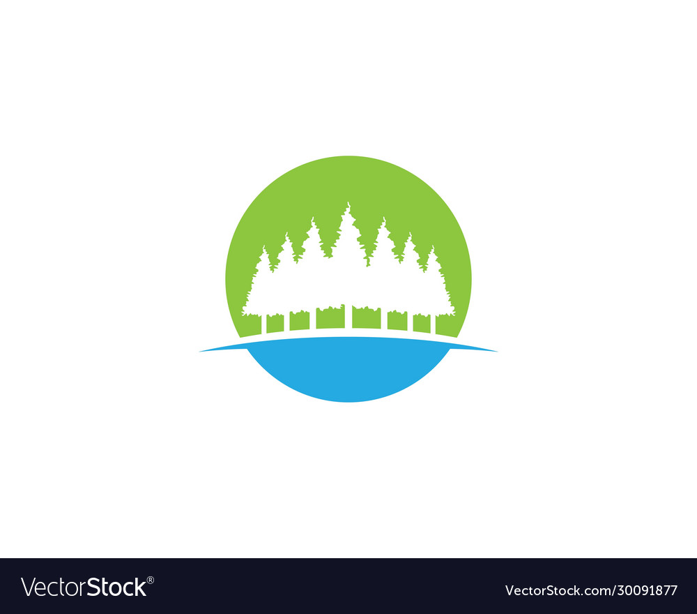 Pine tree icon Royalty Free Vector Image - VectorStock