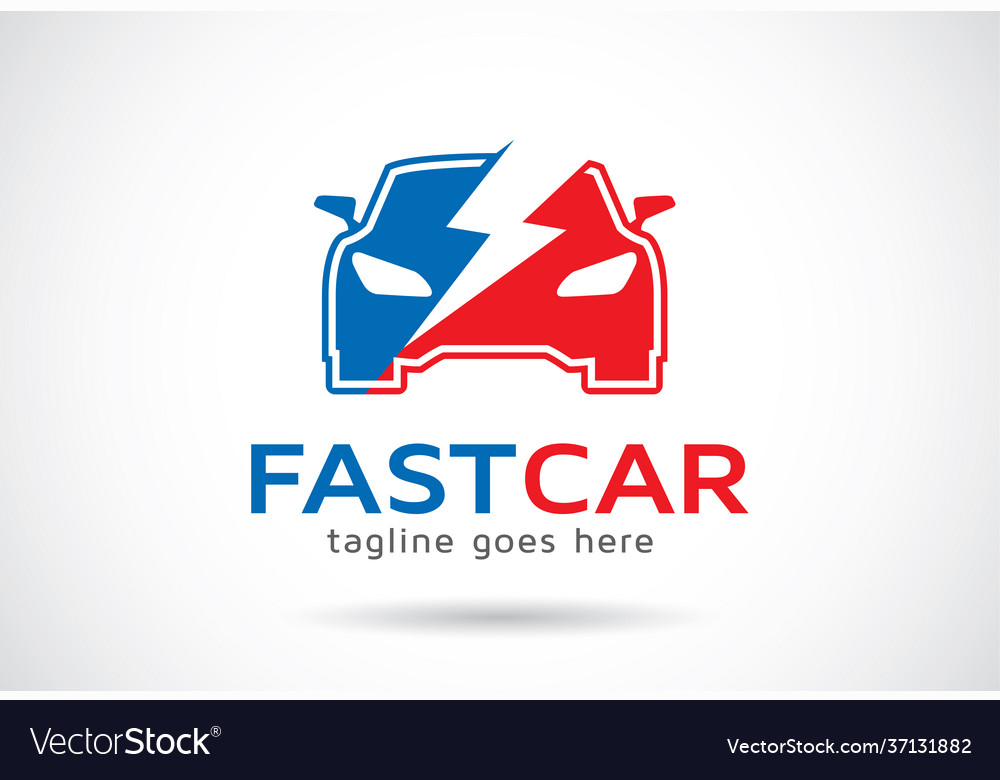 Car logo template design emblem Royalty Free Vector Image