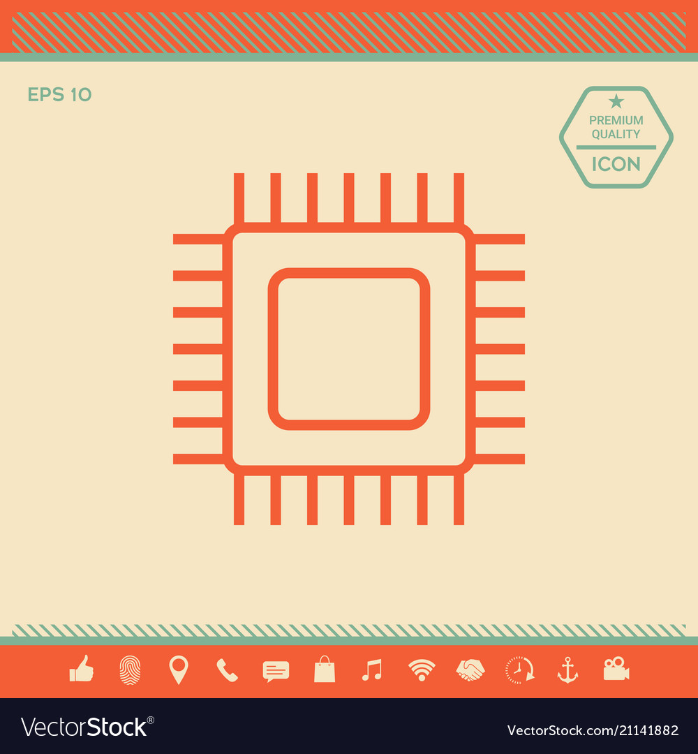 Cpu symbol icon