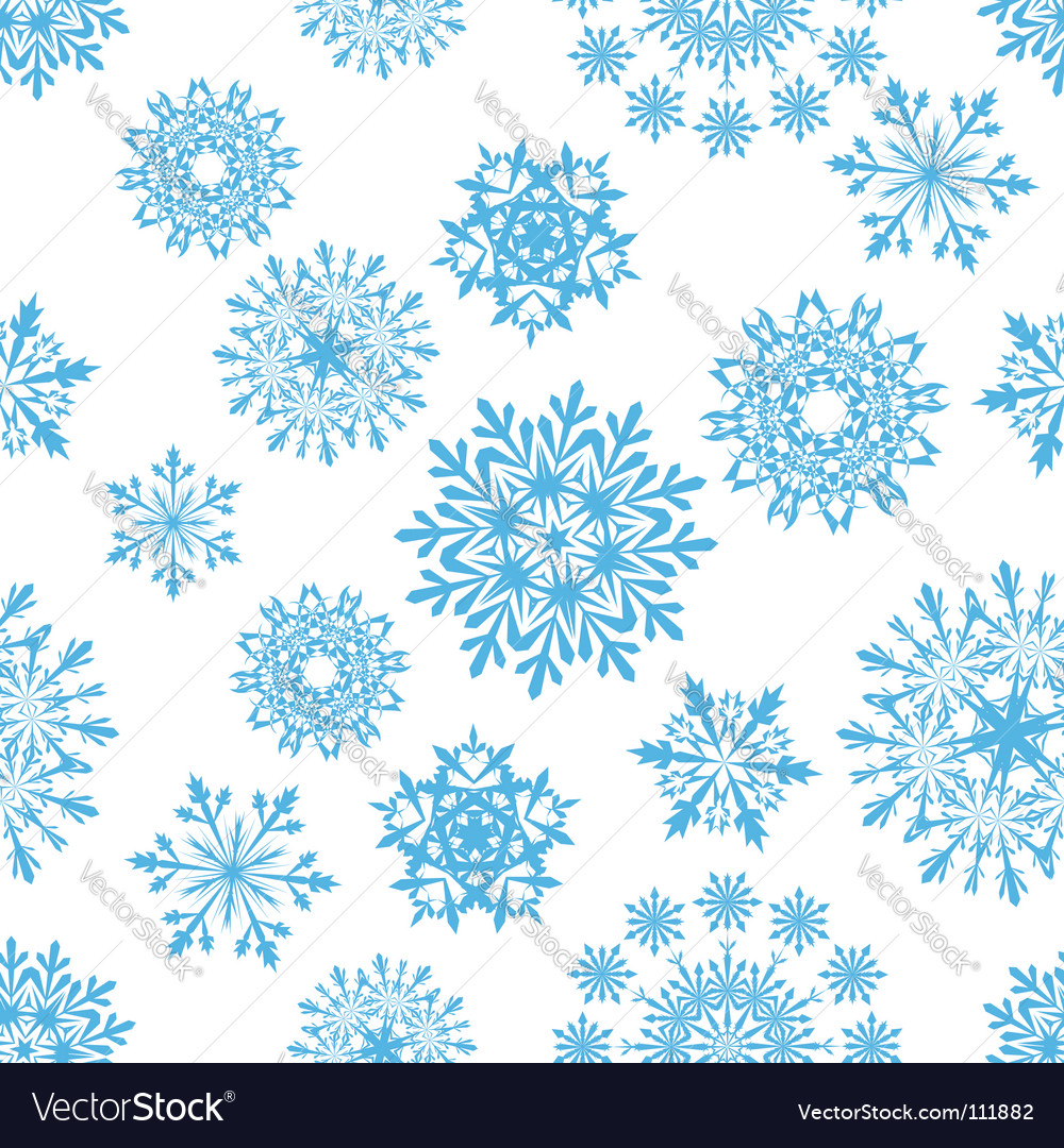 Snowflakes background Royalty Free Vector Image