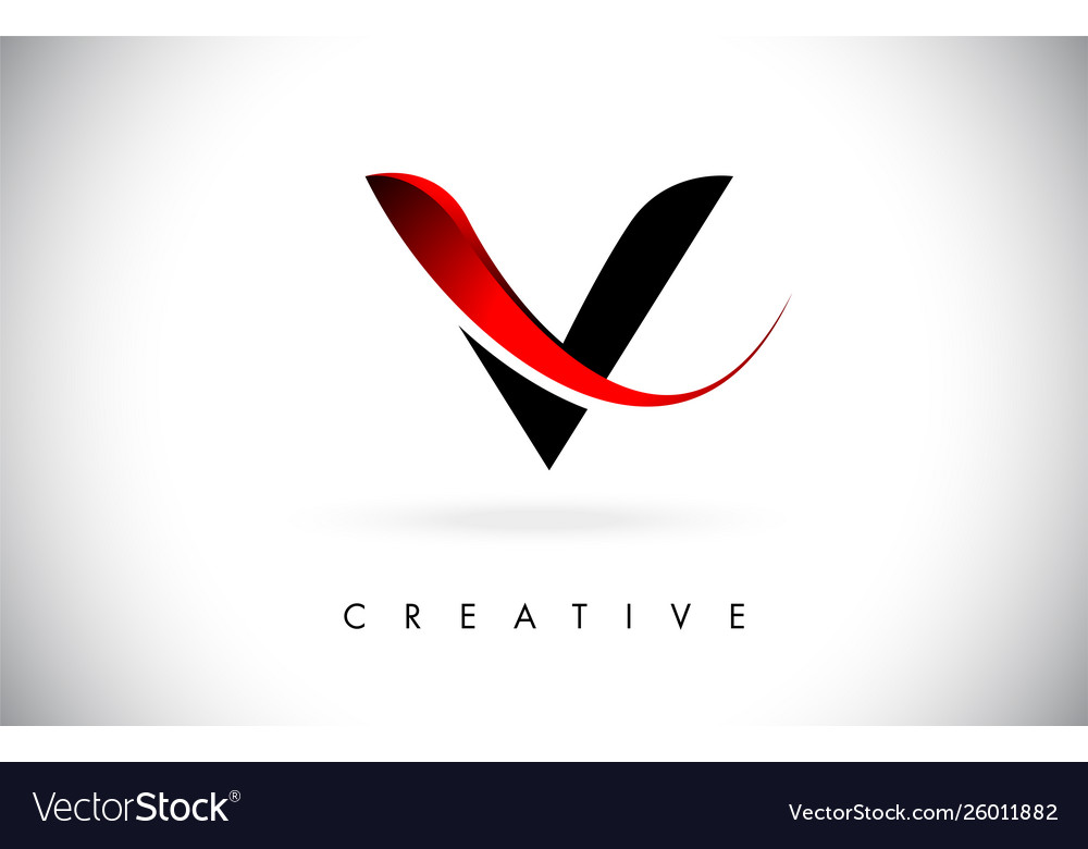 V Letter Design Logo Letter V Icon Logo Royalty Free Vector
