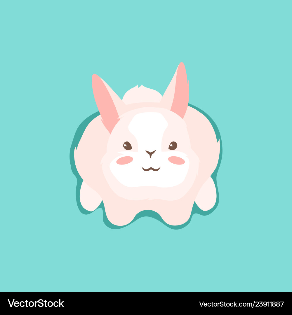 Cute easter bunny Royalty Free Vector Image - VectorStock