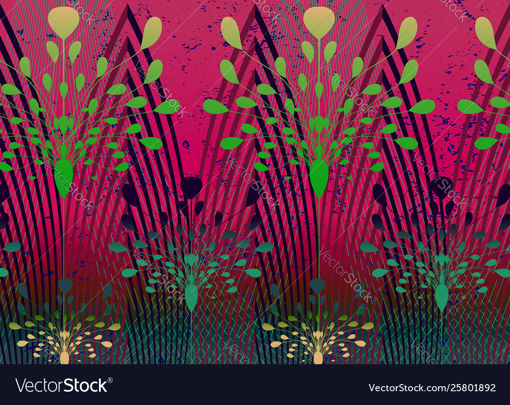 African Print Fabric Ethnic Handmade Ornament Vector Image