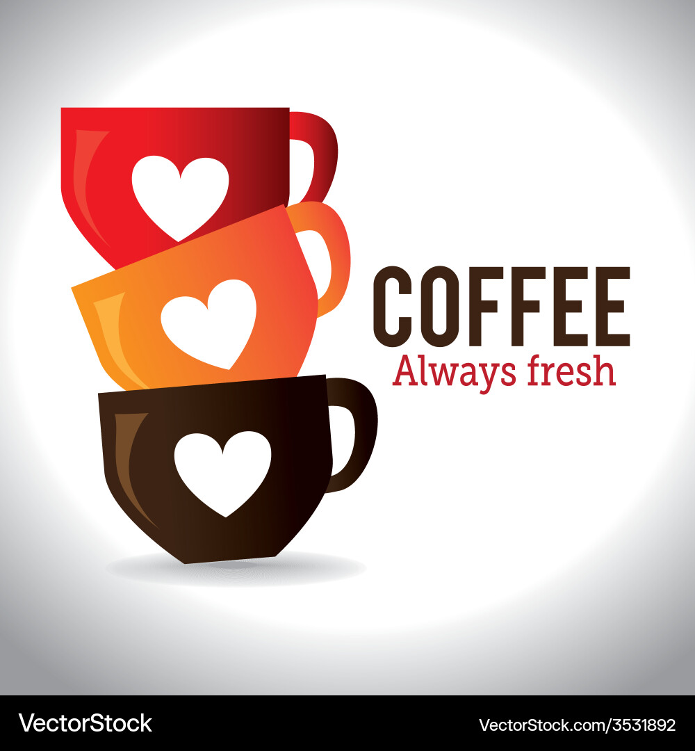 Coffee design Royalty Free Vector Image - VectorStock